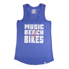 Music Beach & Bikes Women’s Racerback Tank