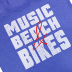 Music Beach & Bikes Women’s Racerback Tank