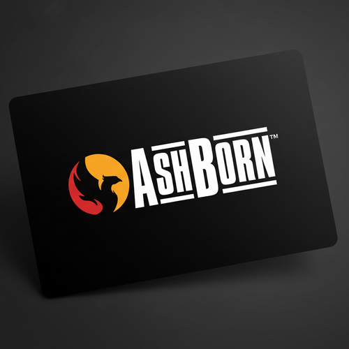 AshBorn™ Gift Card con logo real